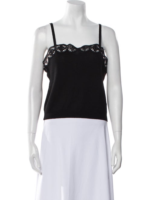 Christian Dior Late 2000's - Early 2010's Square Neckline Crop Top