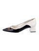 Christian Dior Leather Colorblock Pattern Pumps