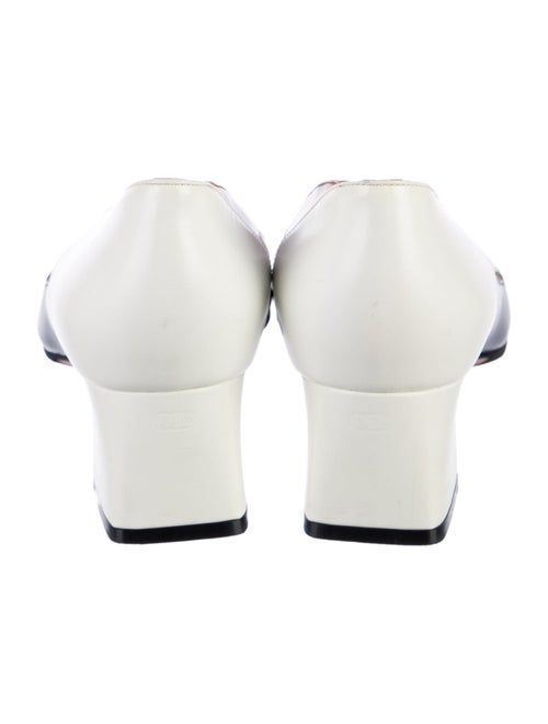 Christian Dior Leather Colorblock Pattern Pumps