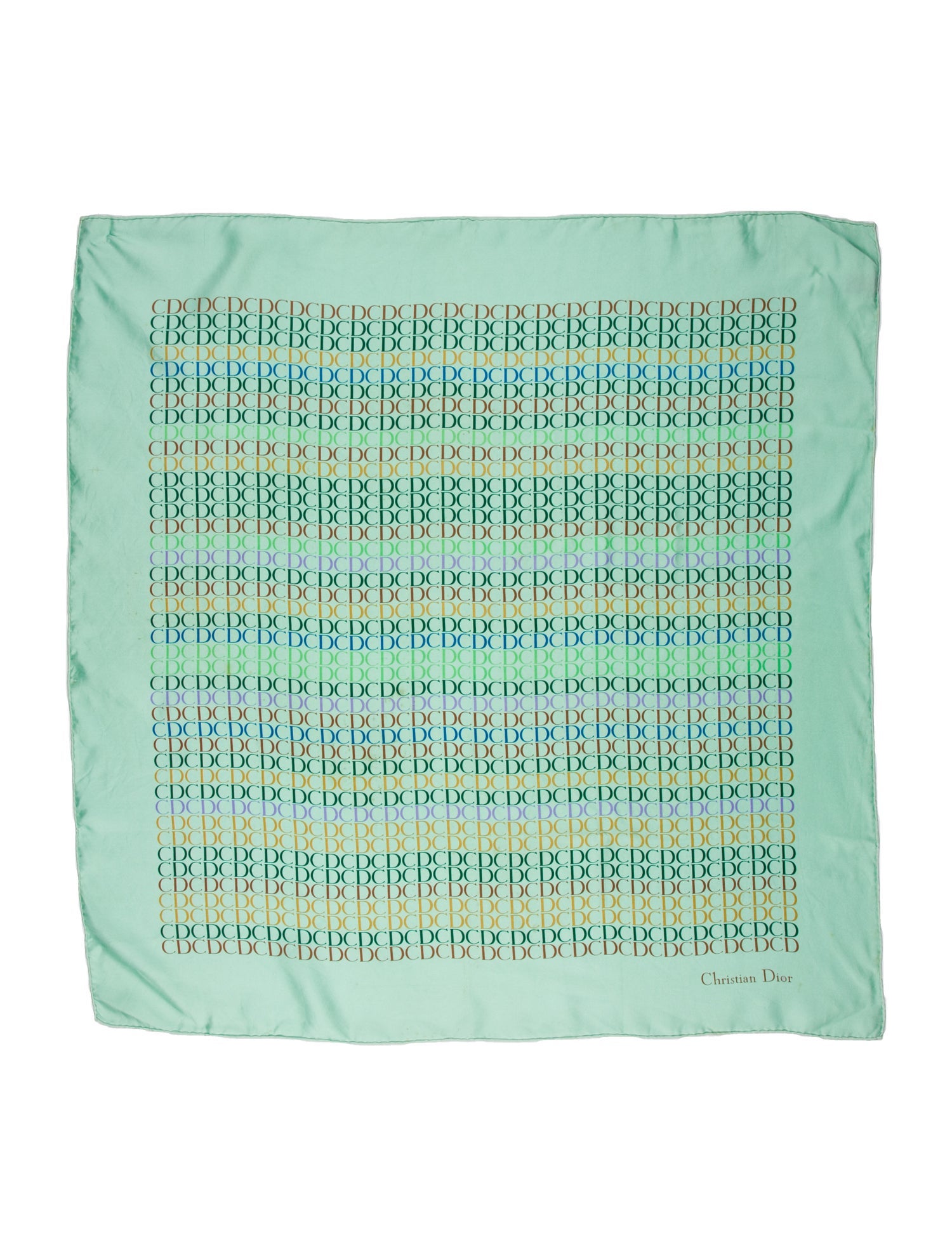 Christian Dior Silk Printed Scarf