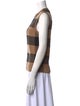 Christian Dior Cashmere Plaid Print Sweater