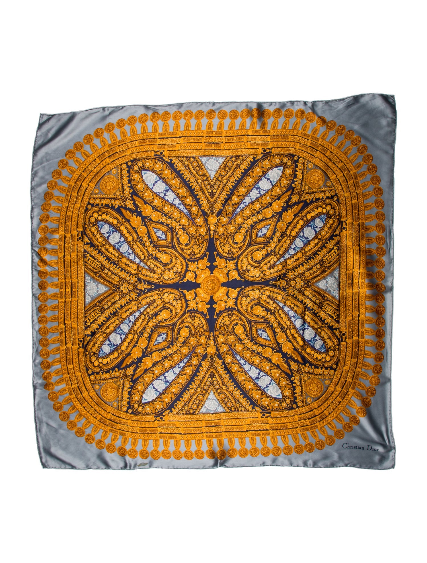 Christian Dior Silk Vintage Scarf