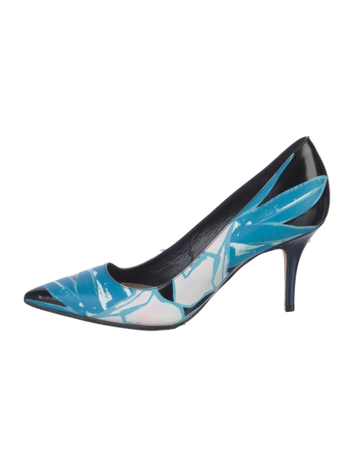 Christian Dior Patent Leather Printed Pumps