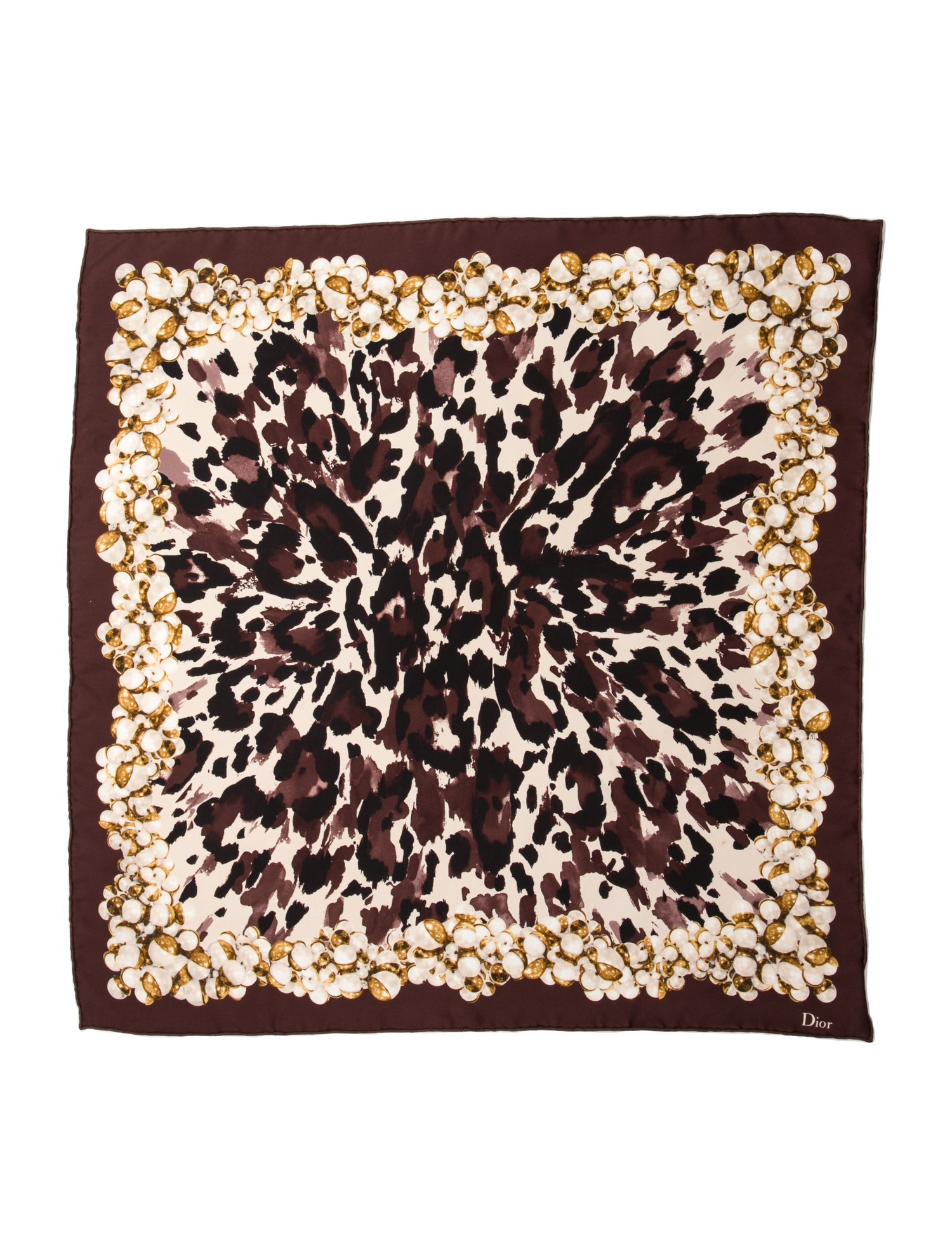 Christian Dior Silk Printed Scarf