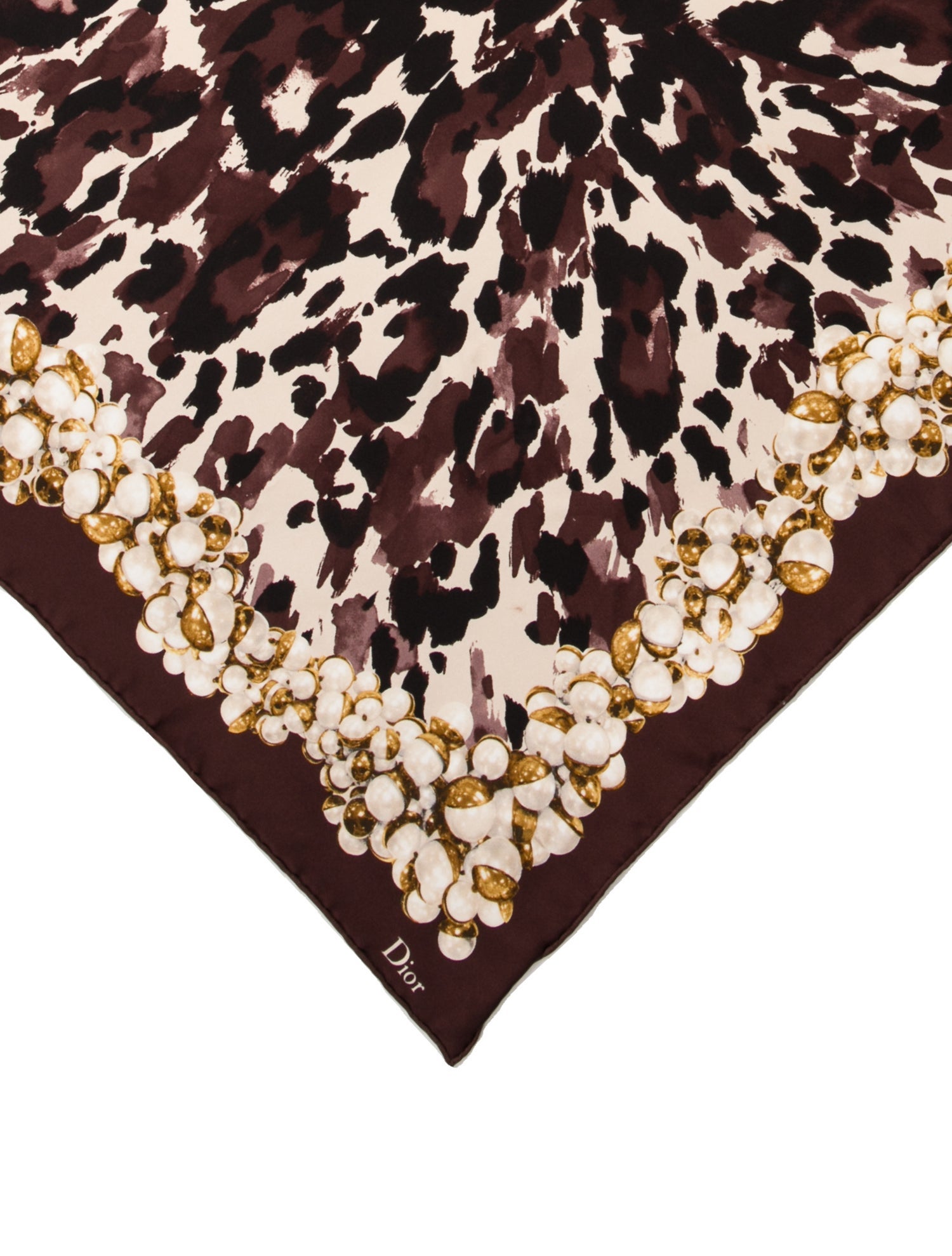 Christian Dior Silk Printed Scarf