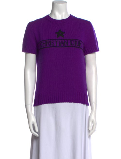 Christian Dior Wool Graphic Print Sweater