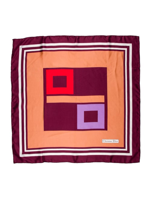Christian Dior Silk Printed Scarf