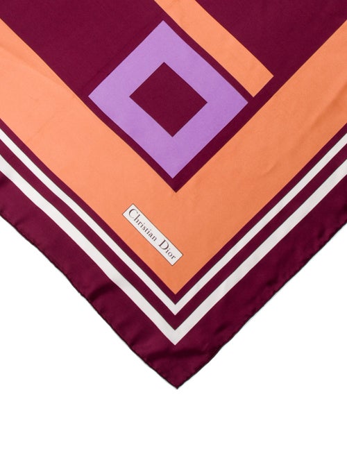 Christian Dior Silk Printed Scarf