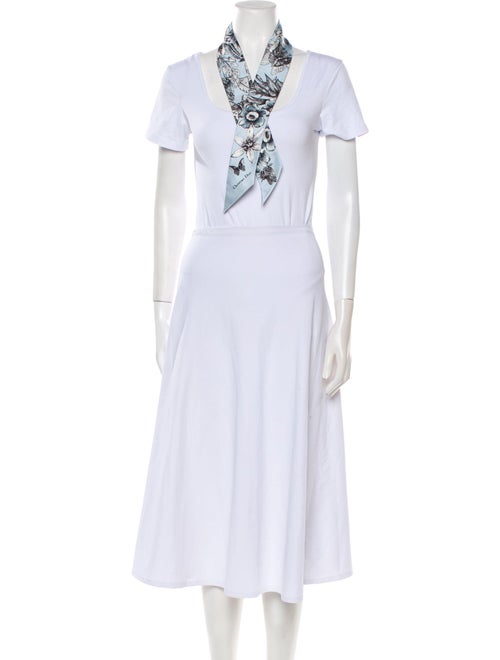 Christian Dior Silk Patterned Scarf