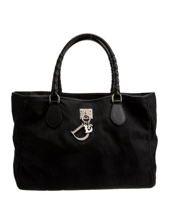 Christian Dior Canvas Shoulder Bag