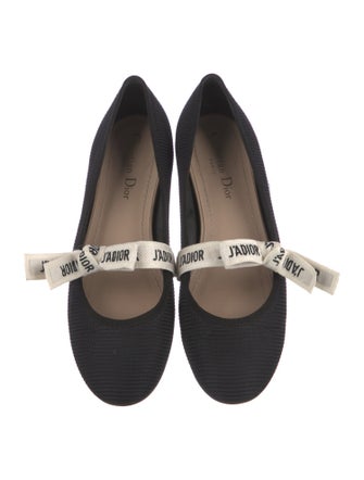 Christian Dior Graphic Print Mary Jane Flats