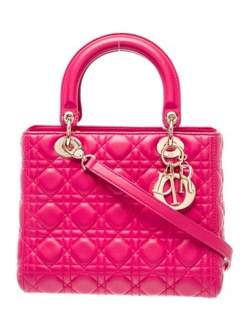 Christian Dior Handle Bags Cannage Lady