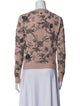 Christian Dior Cashmere Floral Print Sweater