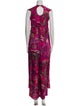 Christian Dior Silk Printed Jumpsuit
