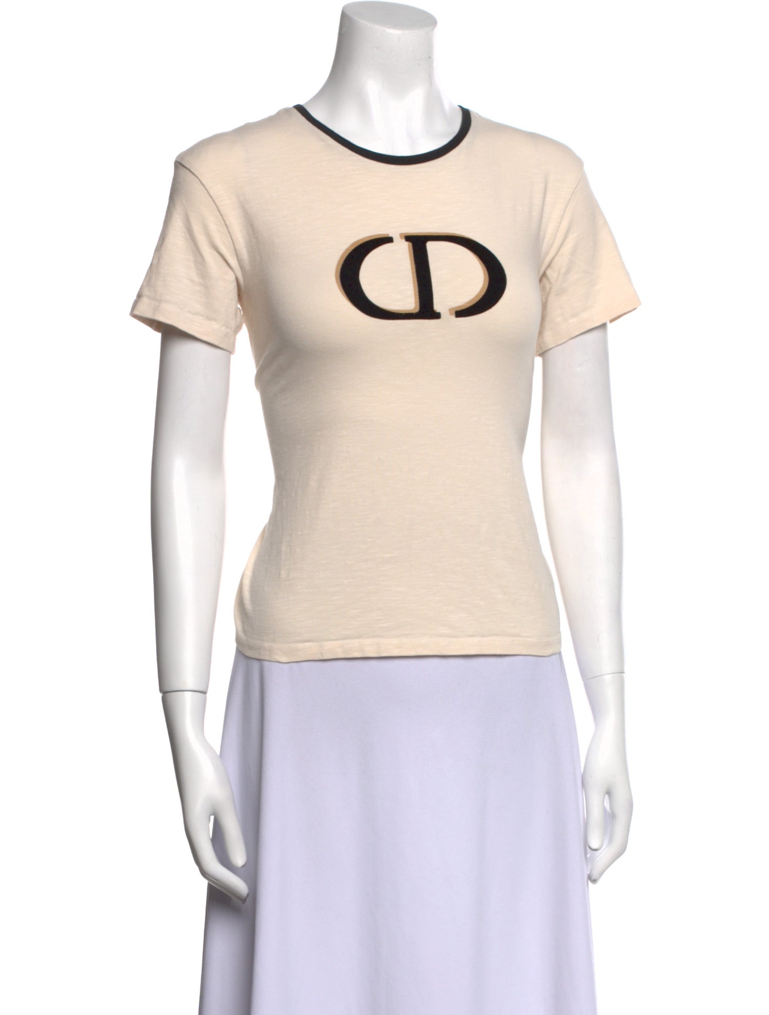 Christian Dior Graphic Print Crew Neck T-Shirt