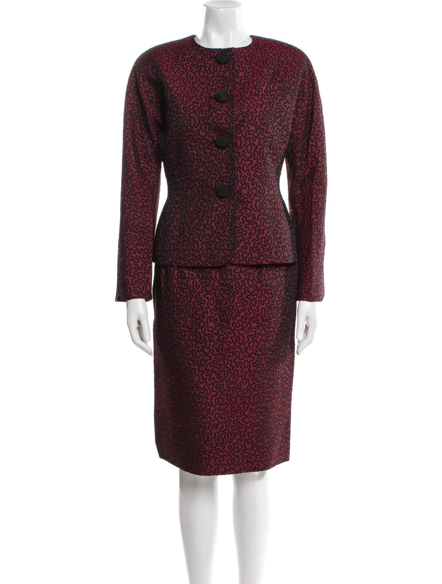 Christian Dior Printed Skirt Set