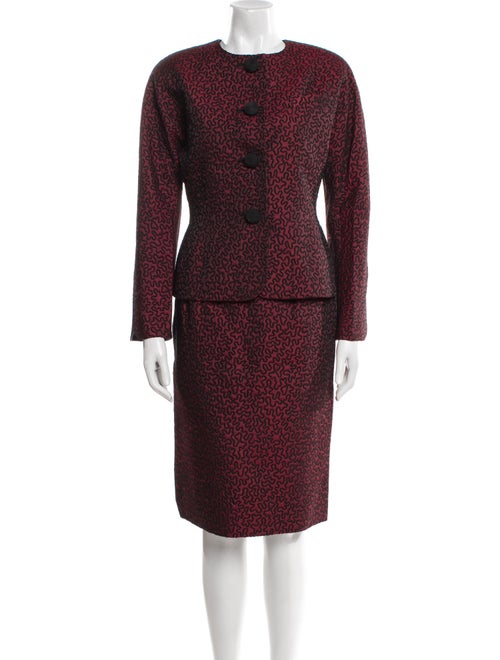 Christian Dior Printed Skirt Set