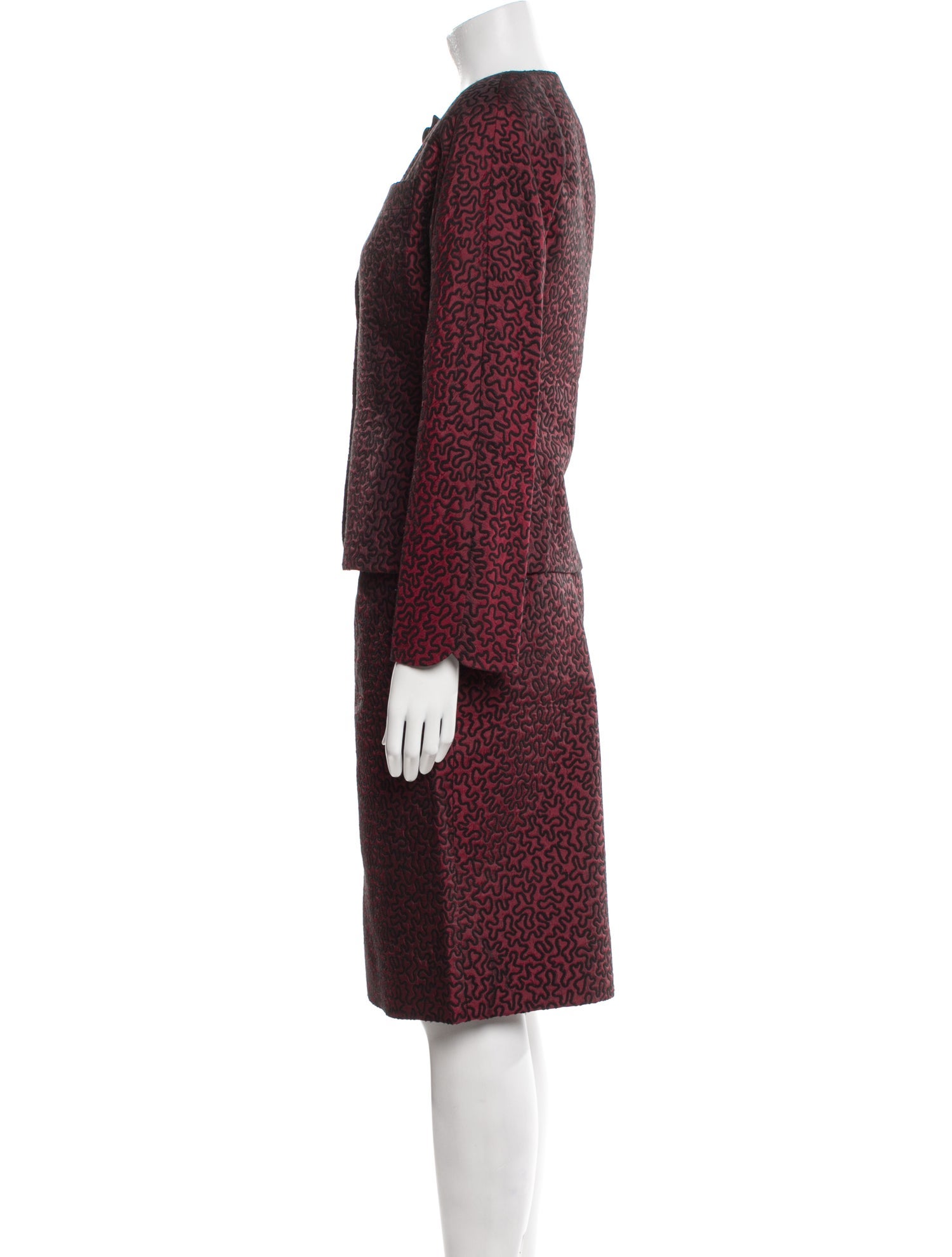 Christian Dior Printed Skirt Set