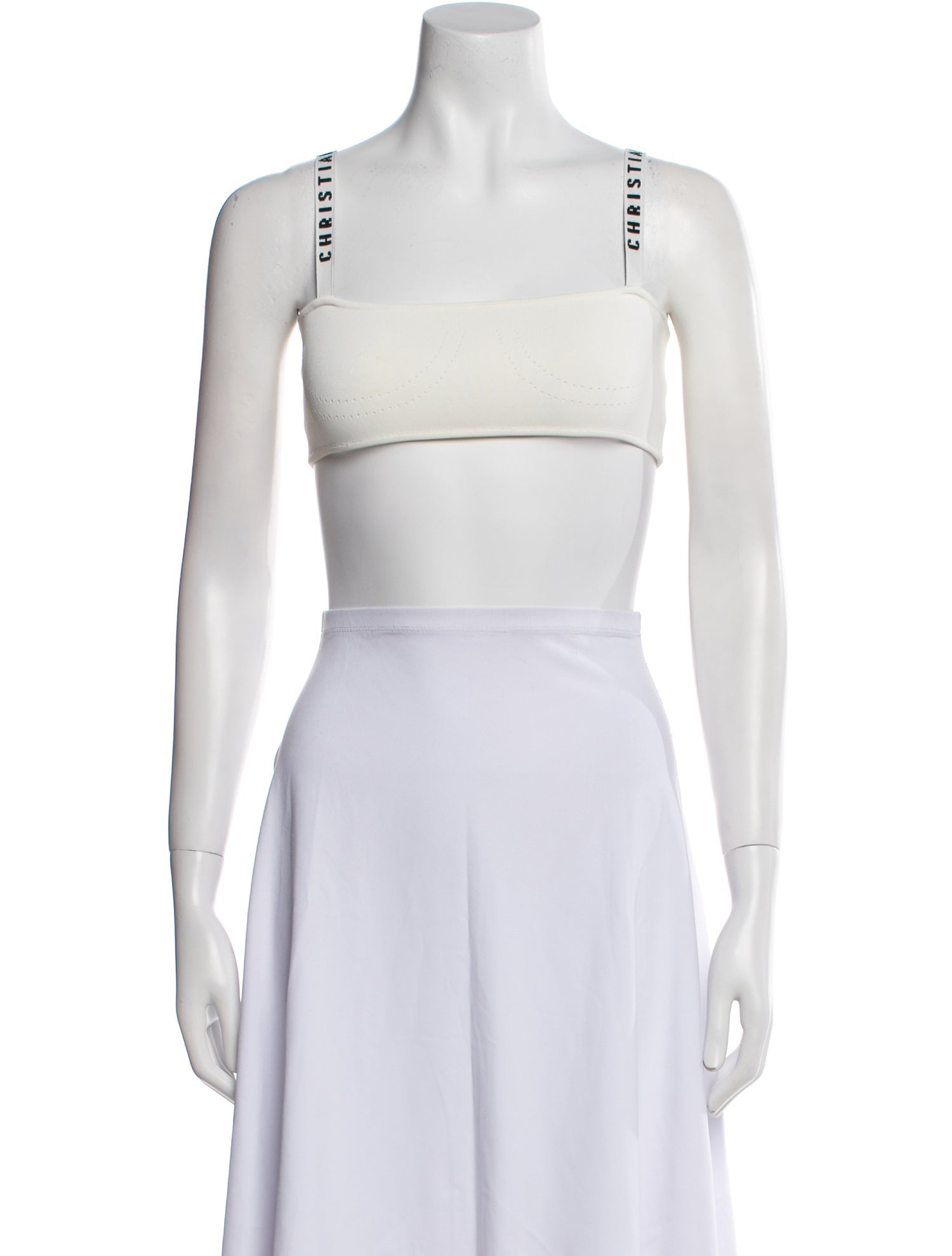 Christian Dior 2018 Square Neckline Crop Top