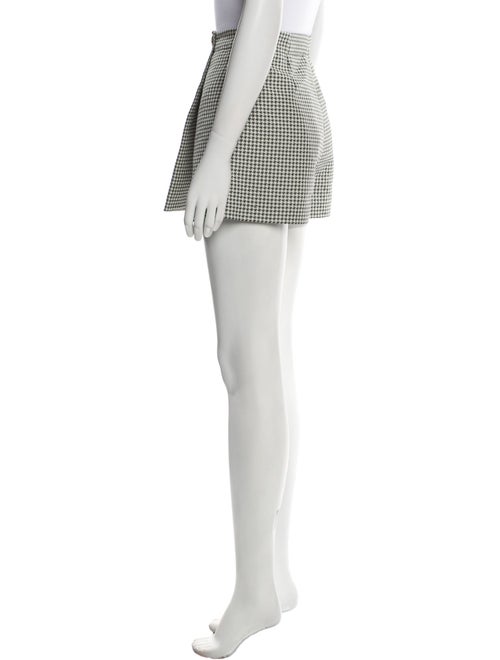 Christian Dior Houndstooth Print Mini Shorts