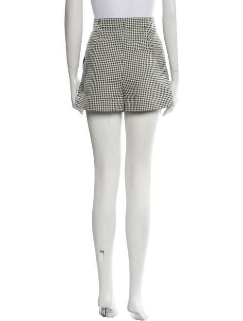 Christian Dior Houndstooth Print Mini Shorts