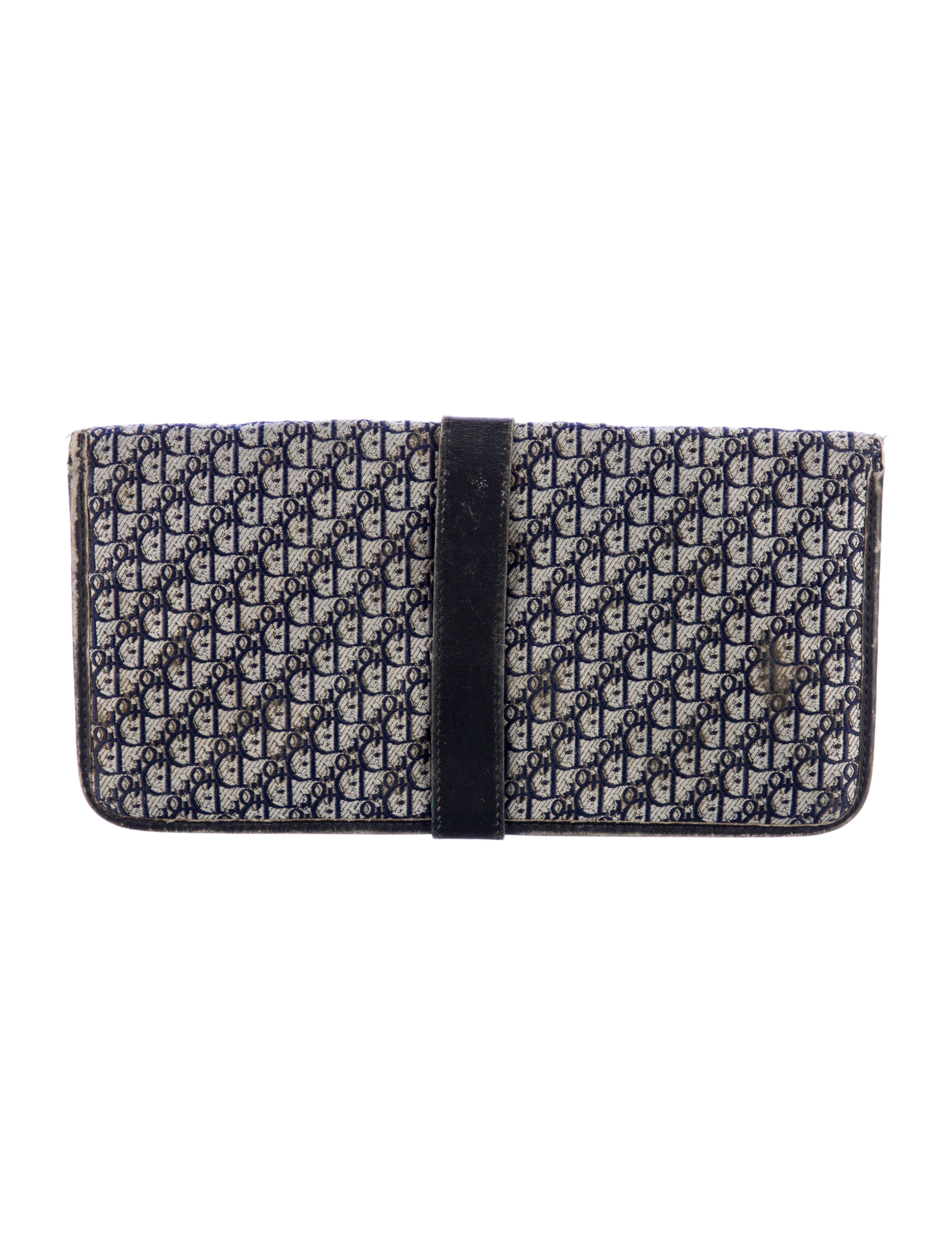 Christian Dior Vintage Diorissimo Pattern Wallet