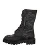 Christian Dior Leather Combat Boots