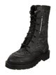 Christian Dior Leather Combat Boots