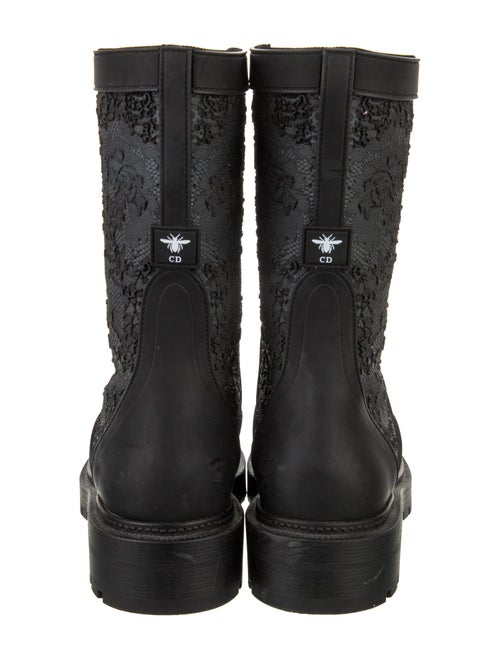 Christian Dior Leather Combat Boots