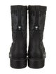 Christian Dior Leather Combat Boots
