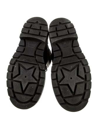 Christian Dior Leather Combat Boots