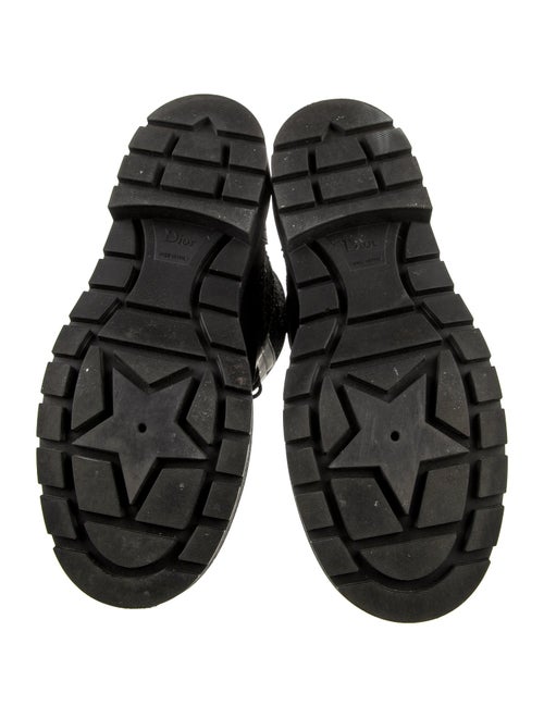 Christian Dior Leather Combat Boots