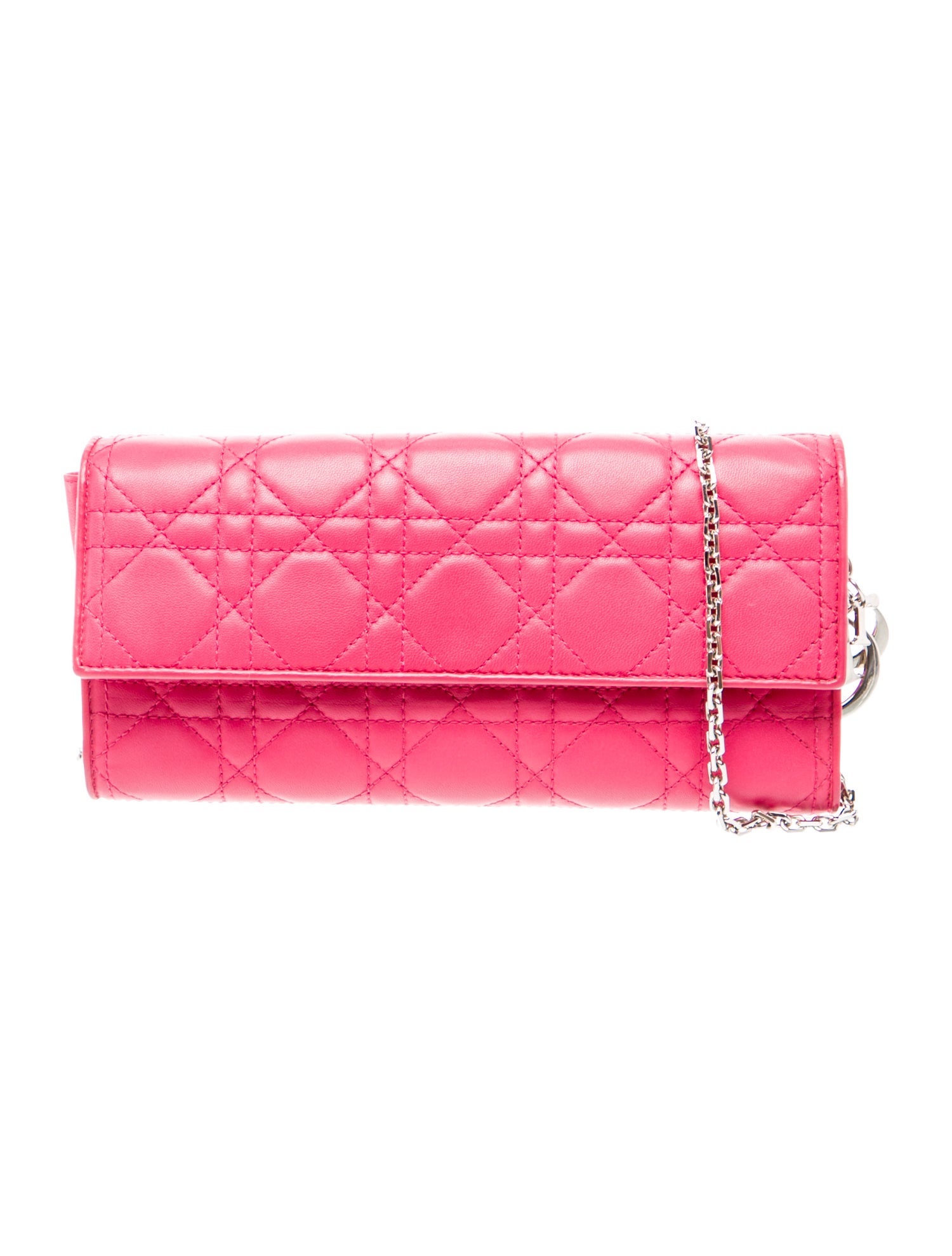 Christian Dior Cannage Wallet on Chain