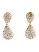 Christian Dior Vintage Crystal Drop Earrings