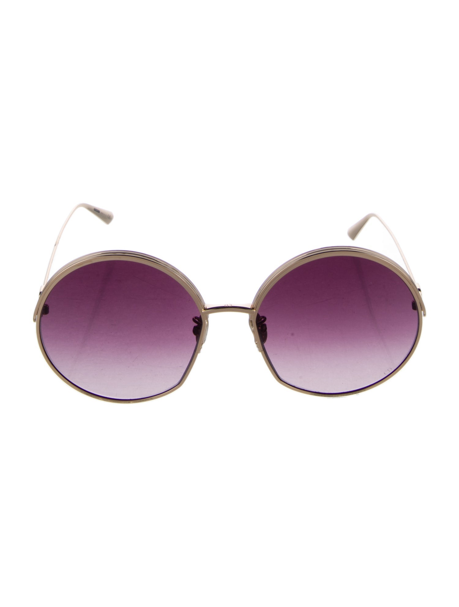Christian Dior Round Gradient Sunglasses
