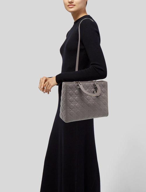 Christian Dior Cannage Lady Dior Large