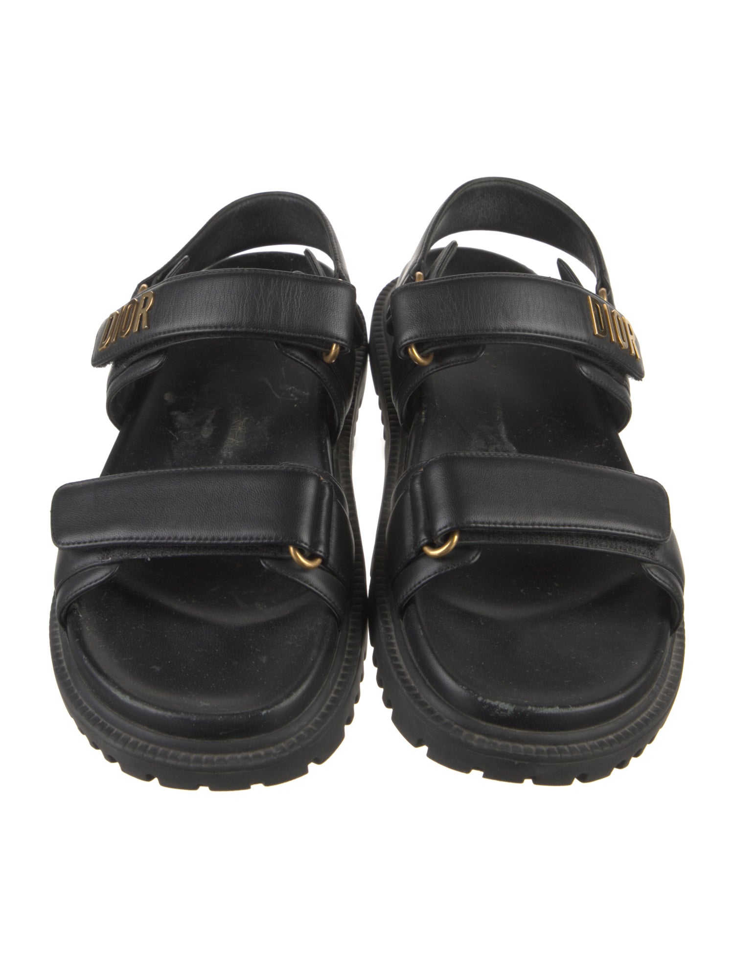 Christian Dior Leather Slingback Sandals