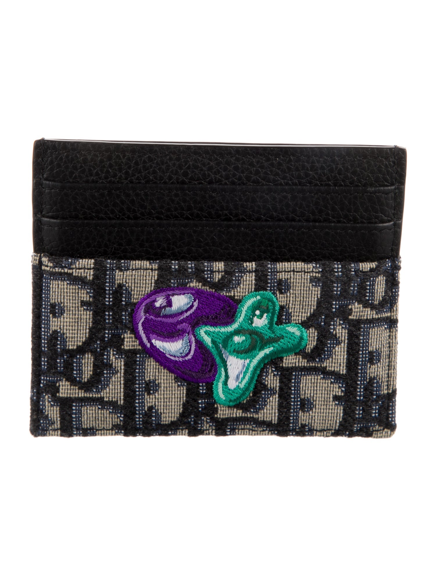 Christian Dior Oblique Jacquard Canvas Compact Wallet