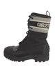 Christian Dior Canvas Patterned Combat Boots