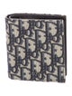 DIOR MEN 2022 Oblique Jacquard Bifold Wallet