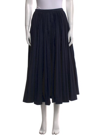 Christian Dior Pleated Accents Midi Length Skirt