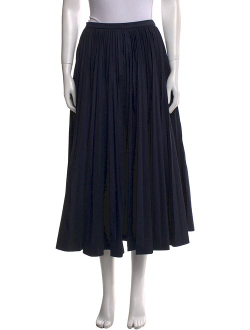 Christian Dior Pleated Accents Midi Length Skirt