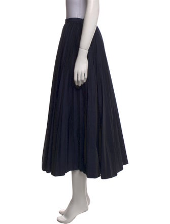 Christian Dior Pleated Accents Midi Length Skirt