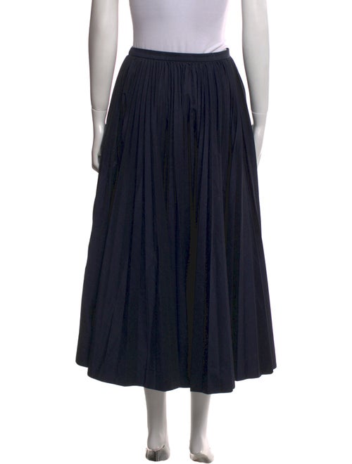 Christian Dior Pleated Accents Midi Length Skirt