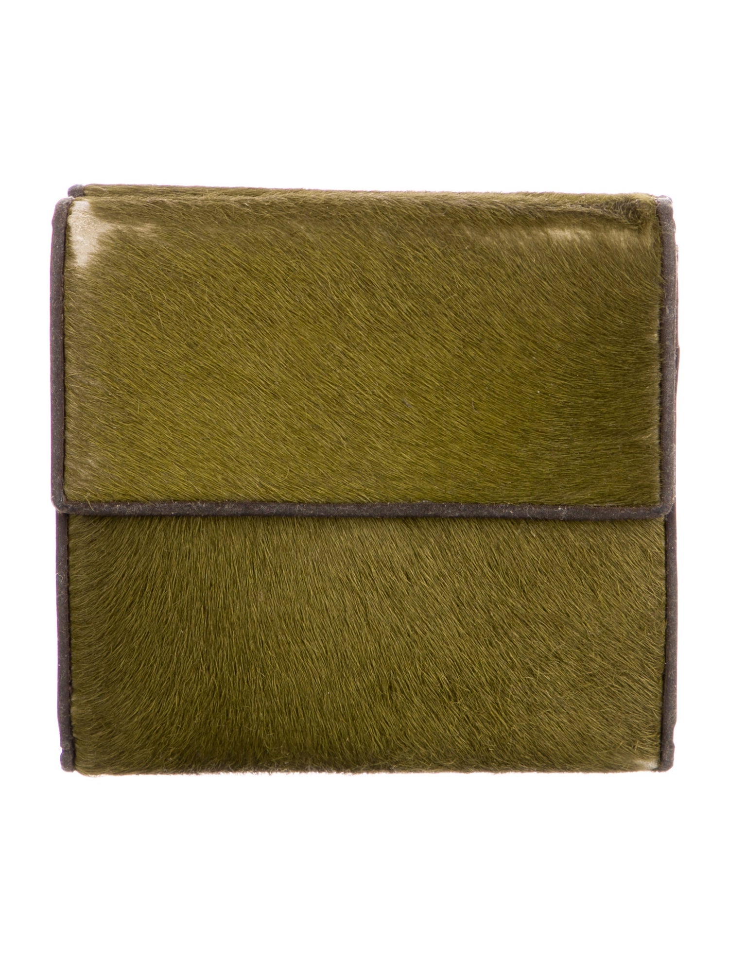 Christian Dior Vintage Ponyhair Compact Wallet