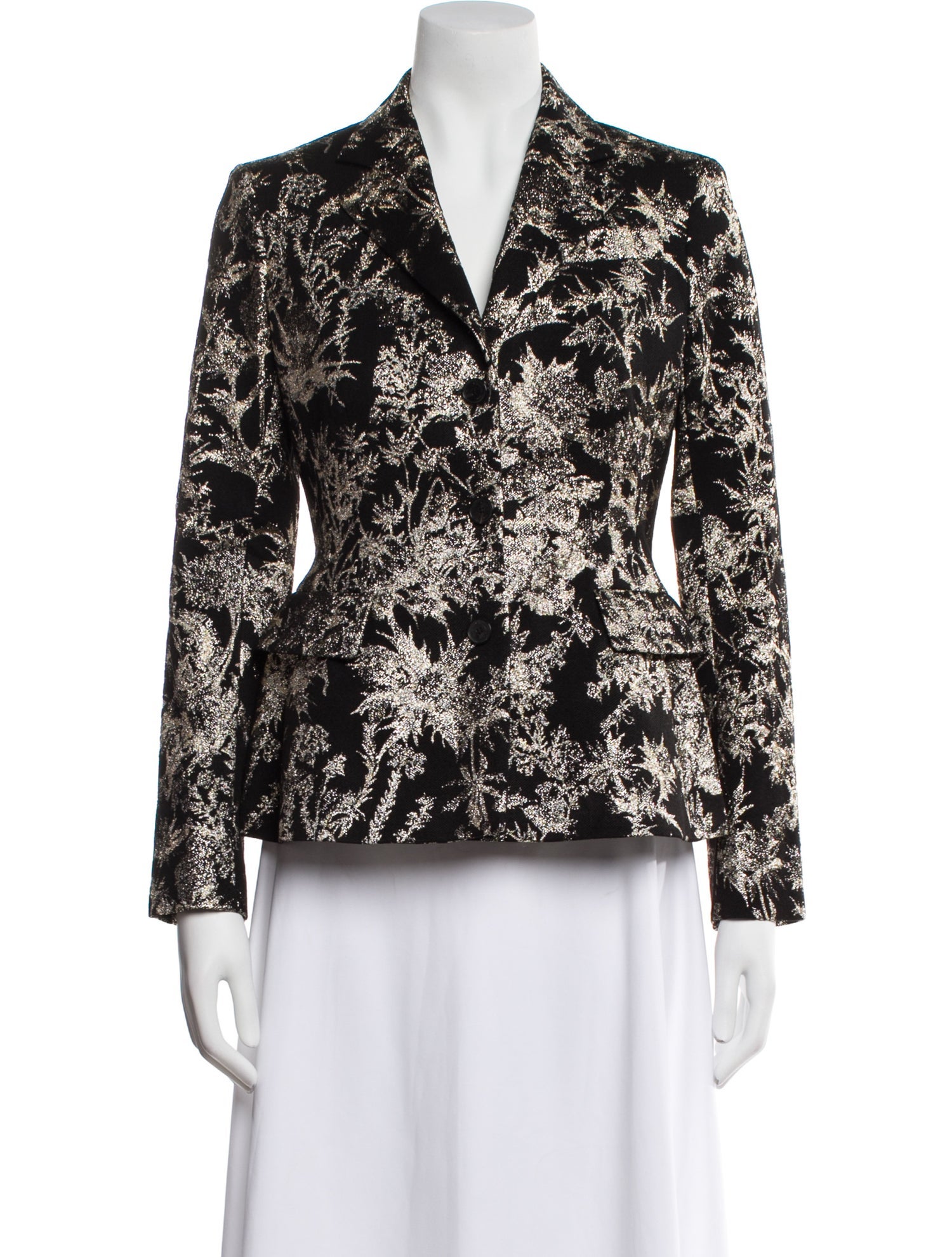 Christian Dior Floral Print Blazer