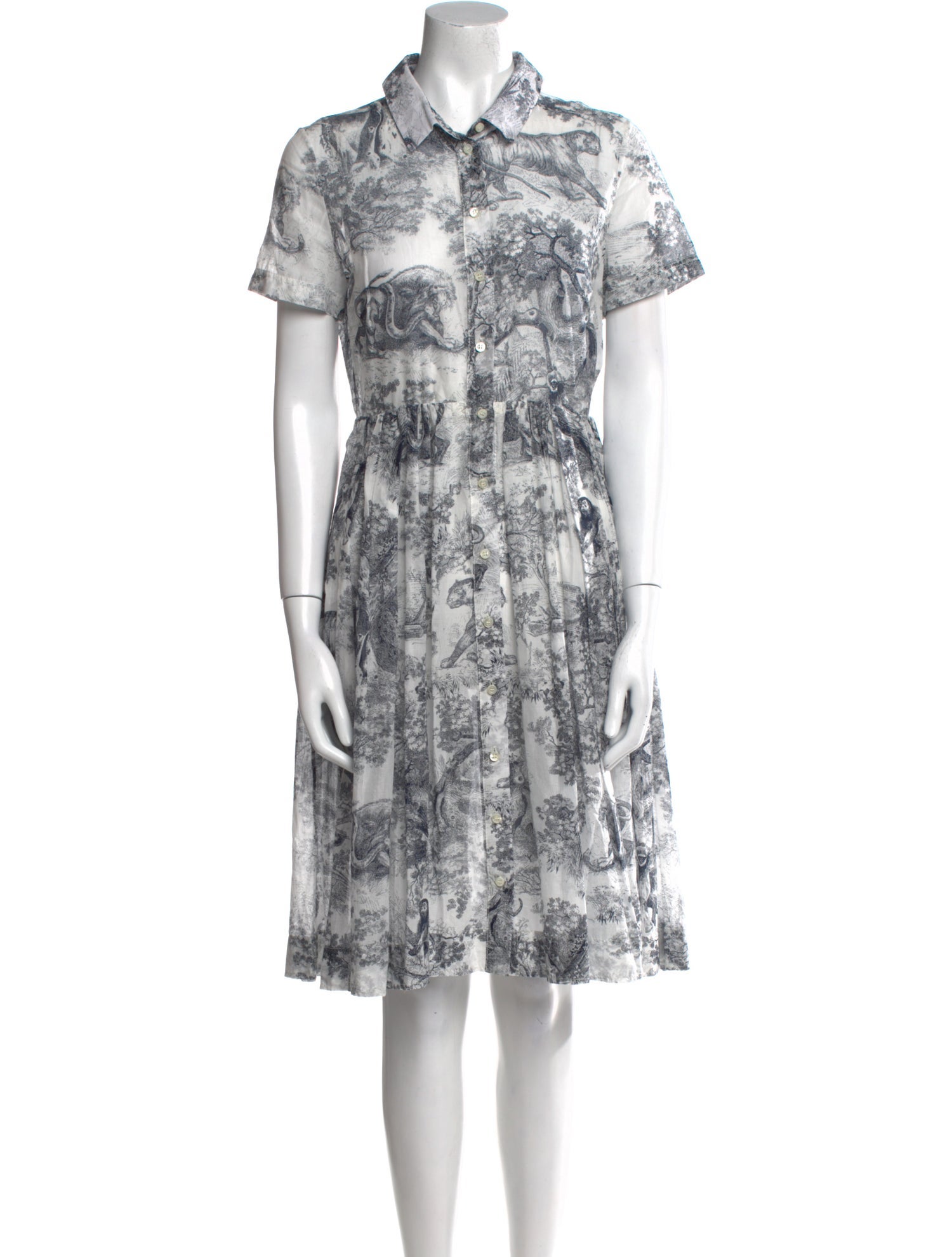 Christian Dior Printed Long Dress