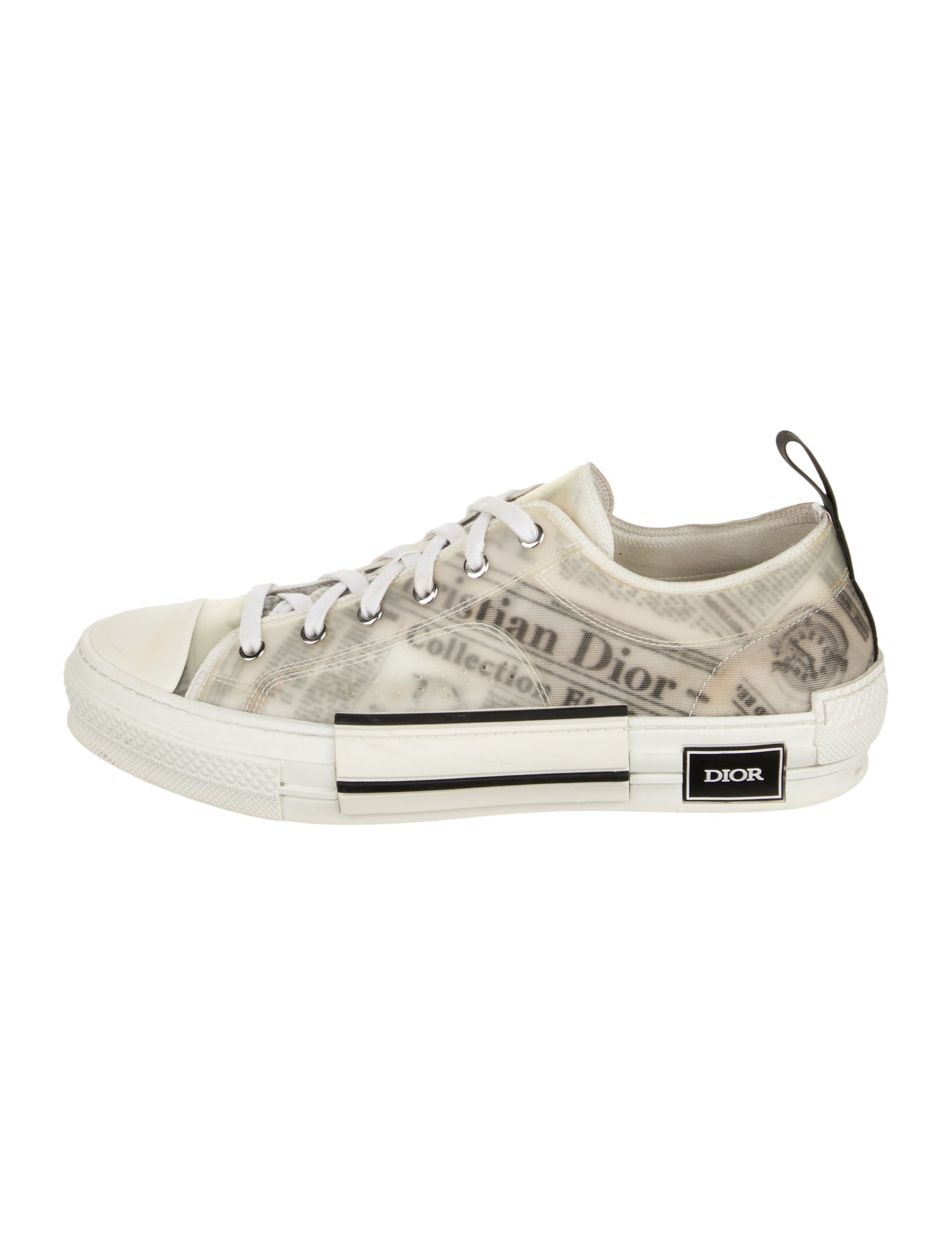 DIOR x Daniel Arsham B23 Low Newspaper Sneakers