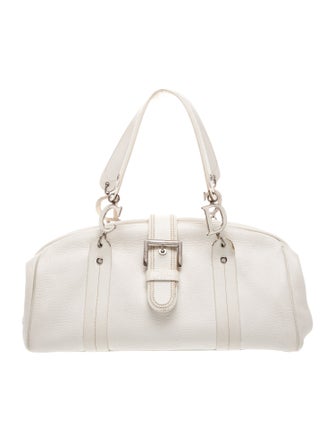 Christian Dior Leather Top Handle Bag