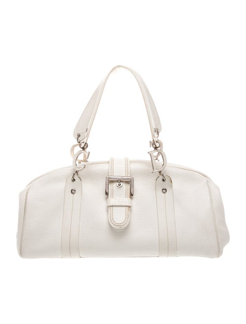 Christian Dior Leather Top Handle Bag
